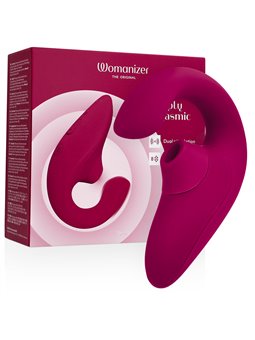 Womanizer Blend - Vibratore Rabbit 2 in 1 Succhia Clitoride Rosa Scuro