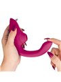 Womanizer Blend - 2-in-1 Rabbit Clitoral Sucking Vibrator Dark Pink