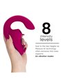 Womanizer Blend - Vibratore Rabbit 2 in 1 Succhia Clitoride Rosa Scuro