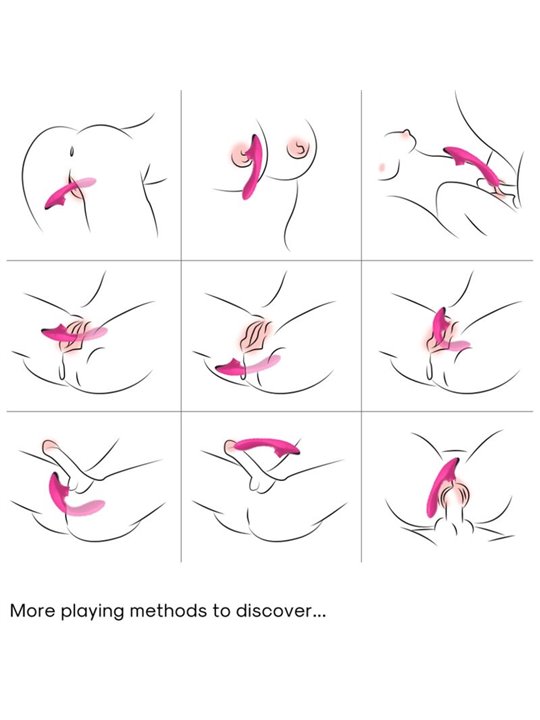 Armony Dudu - Vibratore Punto G e Succhia Clitoride in Silicone Fucsia