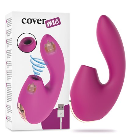 Coverme - Vibratore Succhia Clitoride in Silicone 10 Funzioni
