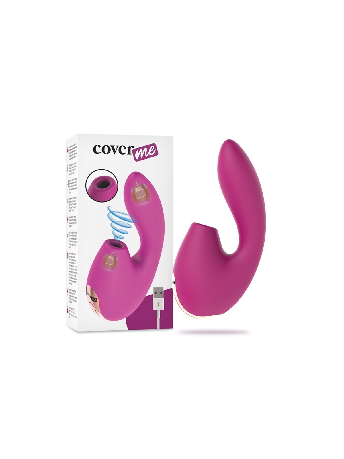 Coverme - Silicone Clitoral Sucker Vibrator with 10 Functions