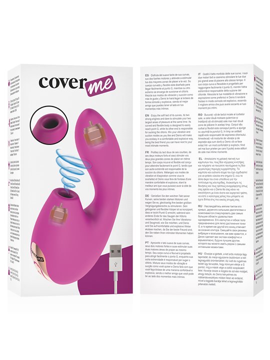 Coverme - Vibratore Succhia Clitoride in Silicone 10 Funzioni
