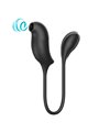 Ibiza - Double Stimulator Clitoral Sucking Vibrator in Black Silicone