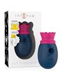 Intense Queen - Clitoral Sucker with Vibrating Tongue in Blue Silicone