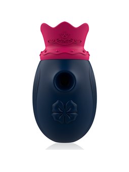 Intense Queen - Succhia Clitoride con Lingua Vibrante in Silicone Blu