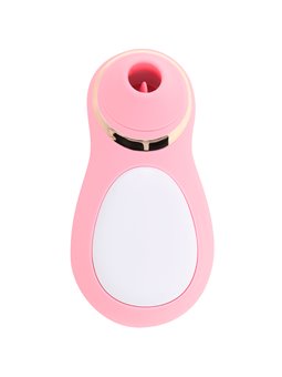 Ohmama - Pink Silicone Clitoral Stimulator with Vibrating Tongue