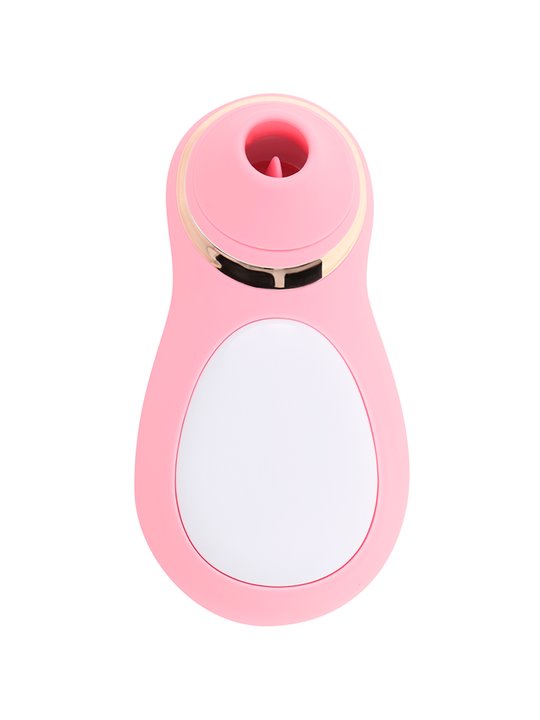 Ohmama - Pink Silicone Clitoral Stimulator with Vibrating Tongue
