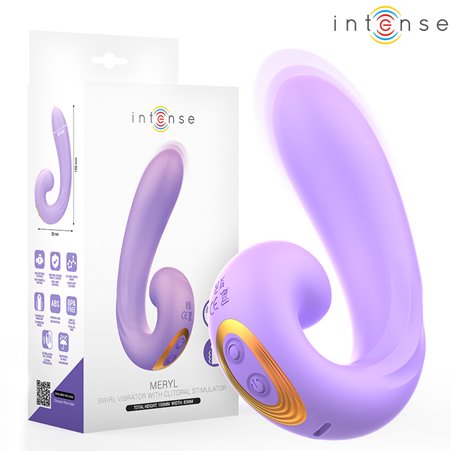 Intense Meryl - Stimolatore Clitorideo in Silicone a Doppia Vibrazione