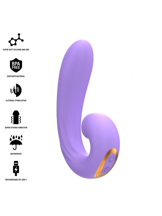Intense Meryl - Stimolatore Clitorideo in Silicone a Doppia Vibrazione