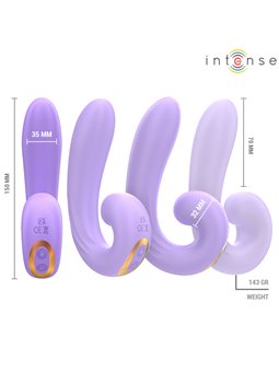 Intense Meryl - Stimolatore Clitorideo in Silicone a Doppia Vibrazione
