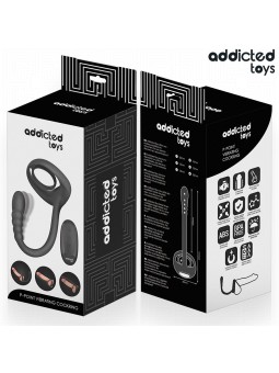 Addicted Toys - Anello Fallico Vibrante con Plug Anale e Telecomando