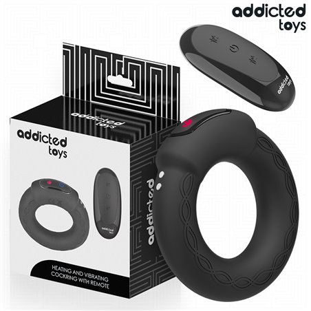 Addicted Toys - Vibrating and Heating Cock Ring with Remote Control