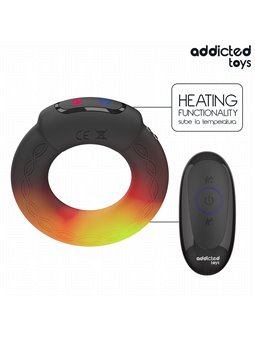 Addicted Toys - Vibrating and Heating Cock Ring with Remote Control