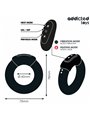 Addicted Toys - Anello Fallico Vibrante e Riscaldante con Telecomando