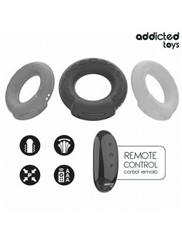 Addicted Toys - Vibrating and Heating Cock Ring with Remote Control