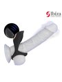 Ibiza - Black Silicone Multisensory Vibrating Cock Ring