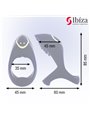 Ibiza - Black Silicone Multisensory Vibrating Cock Ring