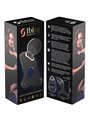 Ibiza - Black Silicone Multisensory Vibrating Cock Ring