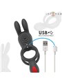 Intense Quinn - Doppio Anello Fallico Vibrante con Stimolatore Rabbit