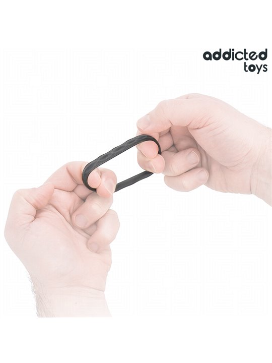 Addicted Toys - Set di Anelli Fallici Testurizzati 4 Misure