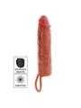 Get Real Hydrated Skin - Guaina Fallica Vibrante in Silicone 20 x 4 Cm