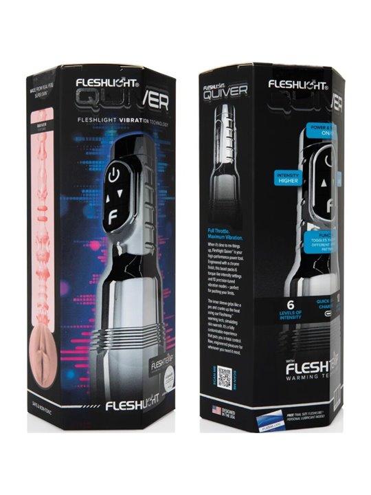 Fleshlight Quiver - Realistic Vibrating Male Masturbator