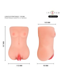 Intense Catherine - Silicone Vibrating Vagina Male Masturbator