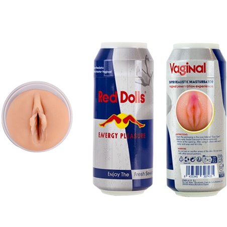 Alive - Masturbatore Maschile Vagina Lattina Red Bevanda Energetica