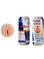 Alive - Male Masturbator Vagina Energy Drink Can Red