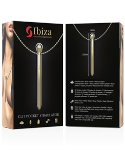 Ibiza Clit Pocket - Stimolatore di Clitoride a Ciondolo di Collana