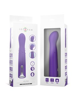 Intense Helena - Purple Silicone Vibrator with Up and Down Balls