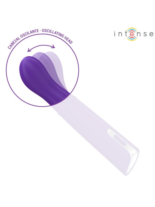 Intense Helena - Purple Silicone Vibrator with Up and Down Balls