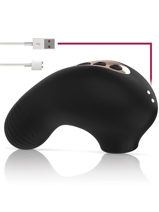 Rithual Shushu Pro - Mini Clitoral Sucking Stimulator Black 11 cm