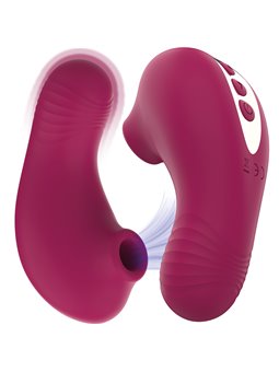 Rithual Shushu Pro - Mini Clitoral Sucking Stimulator Garnet 11 cm
