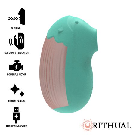 Rithual Shushu - Mini Stimolatore Succhia Clitoride in Silicone Verde