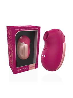 Rithual Shushu - Mini Clitoral Stimulator in Garnet Silicone