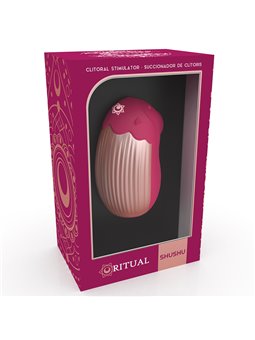 Rithual Shushu - Mini Clitoral Stimulator in Garnet Silicone