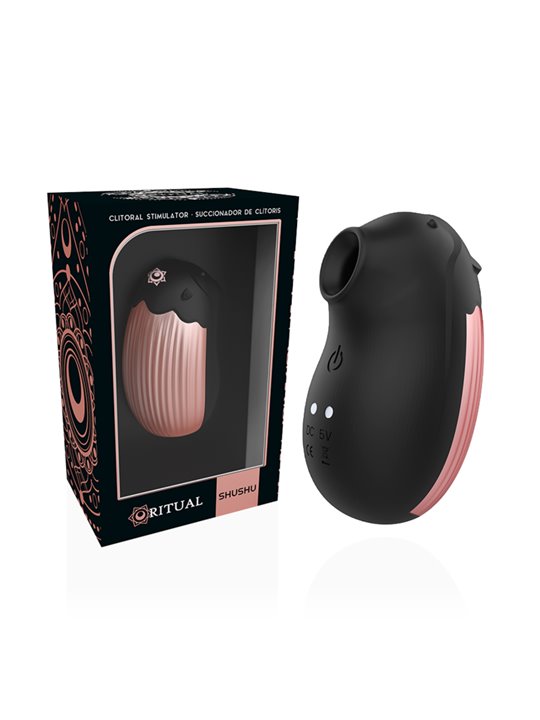 Rithual Shushu - Mini Clitoral Stimulator in Black Silicone