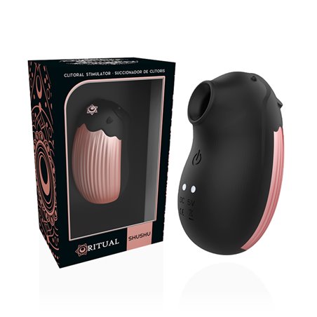 Rithual Shushu - Mini Clitoral Stimulator in Black Silicone