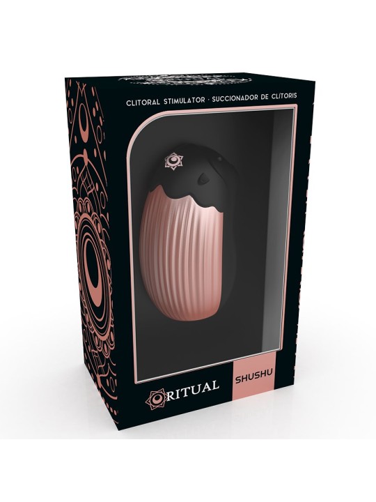 Rithual Shushu - Mini Clitoral Stimulator in Black Silicone