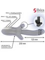 Ibiza - Vibratore Punto G in Silicone con Effetto Spinta e Morso