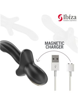 Ibiza - Vibratore Punto G in Silicone con Effetto Spinta e Morso