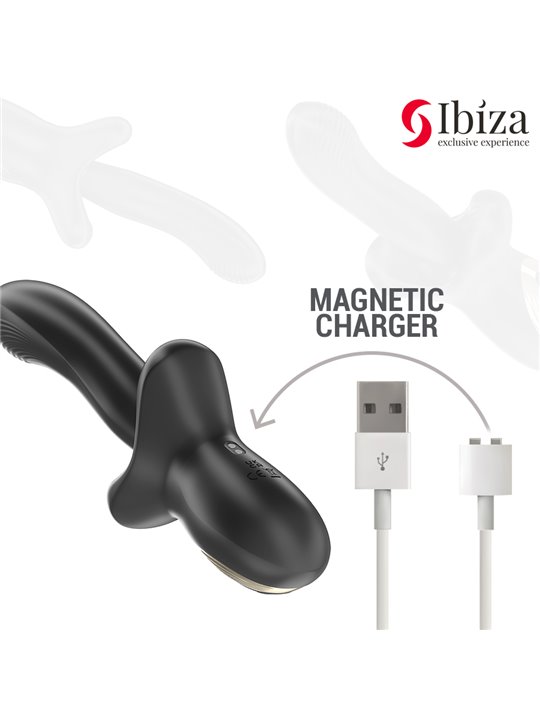Ibiza - Vibratore Punto G in Silicone con Effetto Spinta e Morso