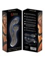 Ibiza - Vibratore Rabbit in Silicone Nero con Funzione Rotazione