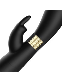 Ibiza Euphoric Spinning - Vibratore Rabbit Nero con Funzione Rotazione