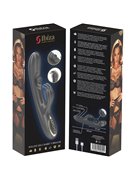 Ibiza Euphoric Spinning - Vibratore Rabbit Nero con Funzione Rotazione