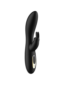 Ibiza Euphoric Spinning - Vibratore Rabbit Nero con Funzione Rotazione