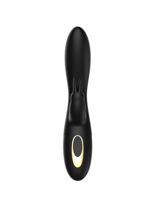 Ibiza Euphoric Spinning - Vibratore Rabbit Nero con Funzione Rotazione