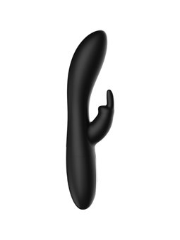 Ibiza Euphoric Spinning - Vibratore Rabbit Nero con Funzione Rotazione